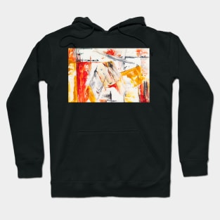 Abstract Painting With Oil Colors Hoodie